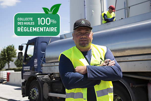 Pour vos huiles noires, une collecte 100 % réglementaire